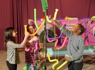 Kids playing at Port Discovery