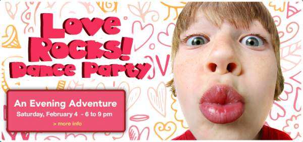 Love rocks dance party invitations.